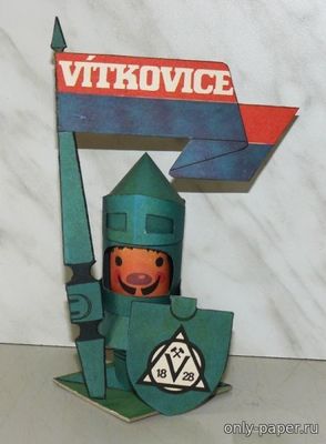 Сборная бумажная модель / scale paper model, papercraft Vitek [ABC 1972-3] 