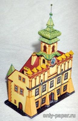 Сборная бумажная модель / scale paper model, papercraft Renesnacni radnice (ABC 1975-19) 