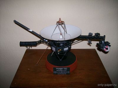 Сборная бумажная модель / scale paper model, papercraft Космический зонд «Вояджер» 