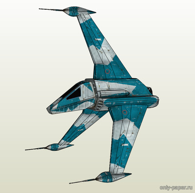 Сборная бумажная модель / scale paper model, papercraft Escort Shuttle (Star Wars) 