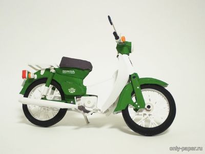 Сборная бумажная модель / scale paper model, papercraft Honda Super Cub C50 