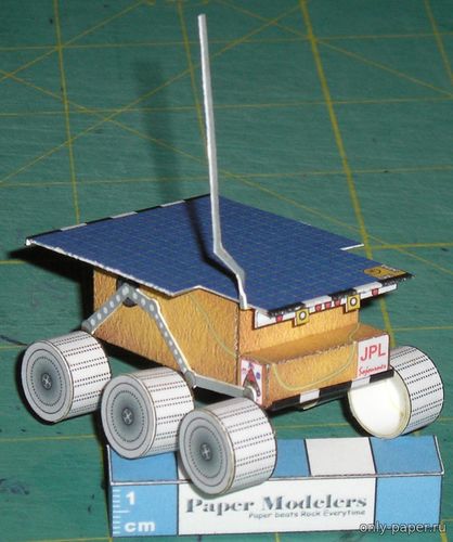 Сборная бумажная модель / scale paper model, papercraft Марсоход «Соджорнер» / Sojourner Mars rover 