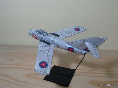 Сборная бумажная модель / scale paper model, papercraft MiG-15 Cuban Revolutionary Air Force / Shenyang FT-2 Sudanese Air Force / Lim-2 (Bruno VanHecke - PacificWind) 