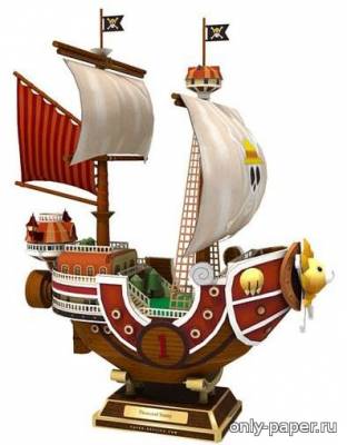 Сборная бумажная модель / scale paper model, papercraft Thousand Sunny Ship (One Piece) [Paper-replika] 