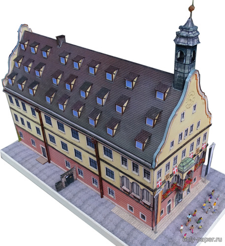 Сборная бумажная модель / scale paper model, papercraft Das Schwörhaus von Ulm/Donau 