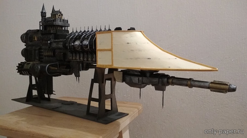 Сборная бумажная модель / scale paper model, papercraft Firestorm-class Frigate Warhammer 40k (Bhaad) 