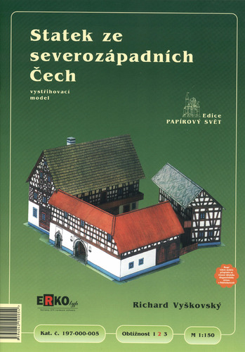 Сборная бумажная модель / scale paper model, papercraft Statek ze severozapadnich Cech [ERKO 05] 