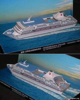 Сборная бумажная модель / scale paper model, papercraft MS Dreamward 