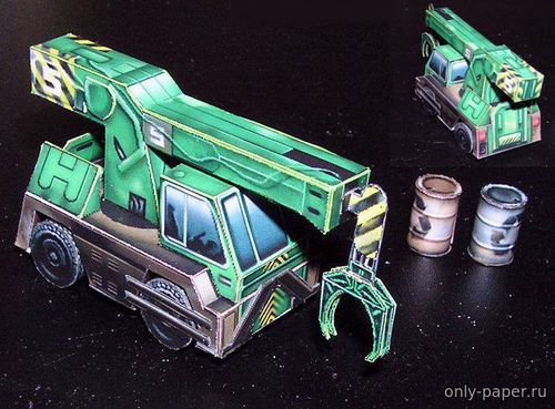 Сборная бумажная модель / scale paper model, papercraft LV-426 Crane (Aliens) 