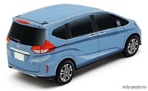Модель автомобиля Honda Freed Crosstar из бумаги/картона
