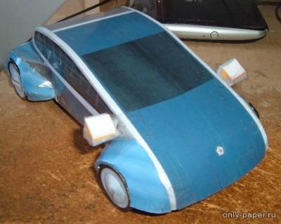 Сборная бумажная модель / scale paper model, papercraft 1988 Plymouth Sling Shot Concept Car 