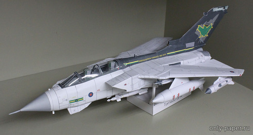 Сборная бумажная модель / scale paper model, papercraft Panavia Tornado 