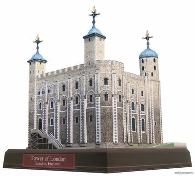 Сборная бумажная модель / scale paper model, papercraft Tower of London: England (Canon) 