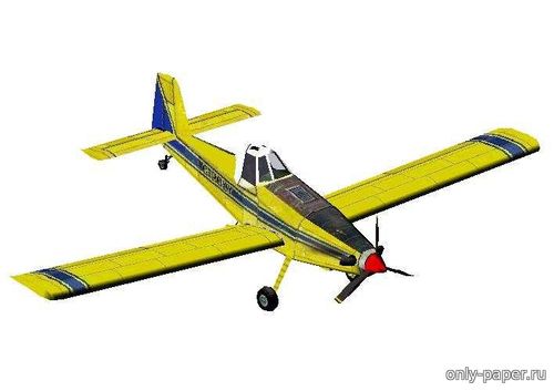 Модель самолета Airtractor AT-502B из бумаги/картона
