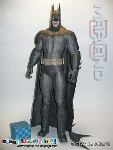 Сборная бумажная модель / scale paper model, papercraft Бэтмен / Batman 