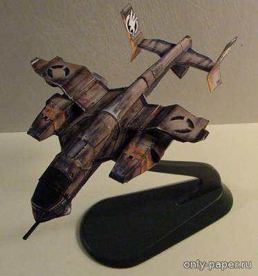 Сборная бумажная модель / scale paper model, papercraft Orka Mk2 (C&C 3: "Tiberium Wars") 