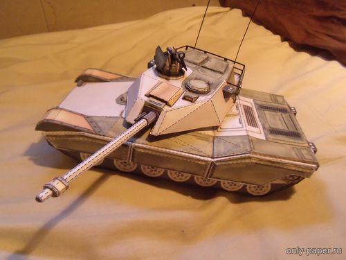 Модель танка «Сабра» из бумаги/картона