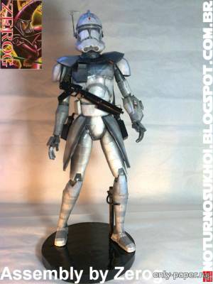 Сборная бумажная модель / scale paper model, papercraft ARC Trooper Fives aka CT-27-5555 (Star Wars) 