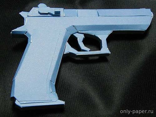 Модель пистолета Jericho 941 из бумаги/картона