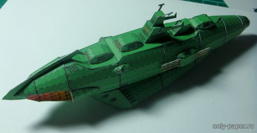 Модель Gamilon Exterminator Class Destroyer из бумаги/картона
