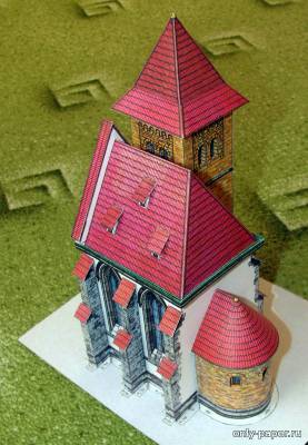 Сборная бумажная модель / scale paper model, papercraft Mestsky kostel ( ABC 1990-8) 
