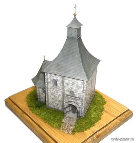 Сборная бумажная модель / scale paper model, papercraft Церковь Святого Николая / Kostel sv. Mikuláše [ABC 21/2006] 