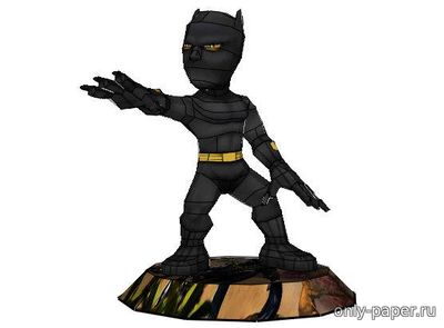 Сборная бумажная модель / scale paper model, papercraft Marvel Comics -Black Panther 