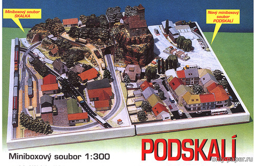Сборная бумажная модель / scale paper model, papercraft Podskali [ABC 1999-25-26-2000-02-26] 