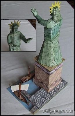 Сборная бумажная модель / scale paper model, papercraft 7 divu sveta - Kolos Rhodsky [ABC 1993-07] 