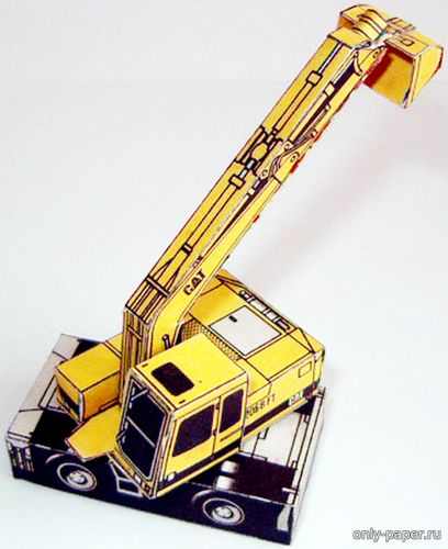 Сборная бумажная модель / scale paper model, papercraft Caterpillar 206B FT (АВС 22/1992) 