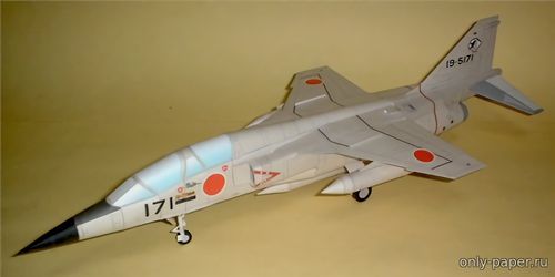 Сборная бумажная модель / scale paper model, papercraft Mitsubishi T-2 Aggressor (Pmodel) 