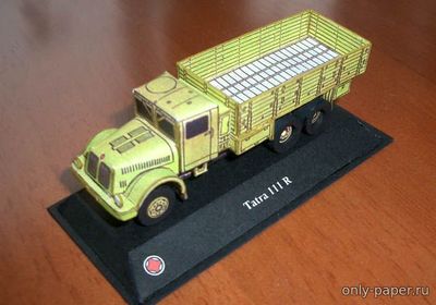 Сборная бумажная модель / scale paper model, papercraft Tatra 111 R (АВС) 