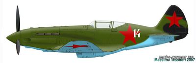 Бумажная модель самолета МиГ-3