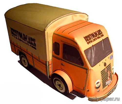 Модель грузовика Renault Galion из бумаги/картона