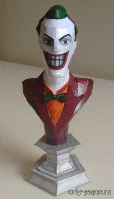Сборная бумажная модель / scale paper model, papercraft Джокер / Joker (Batman) 