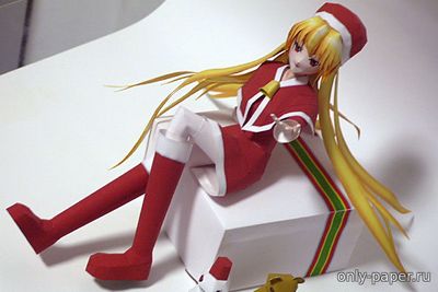 Сборная бумажная модель / scale paper model, papercraft Christmas cosplay [Moekami] 