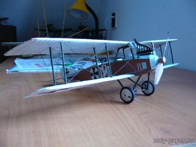 Модель самолета Albatros CIII из бумаги/картона