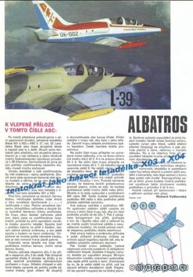 Сборная бумажная модель / scale paper model, papercraft Aero L-39 Albatros [ABC 18/1989] 