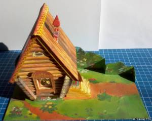 Сборная бумажная модель / scale paper model, papercraft Теремок (ИКС-Пилот 8/1997) 