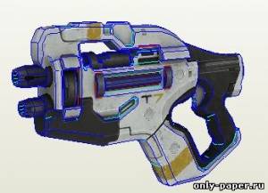 Сборная бумажная модель / scale paper model, papercraft (Mass Effect 3) M-358 Talon (Коготь) 