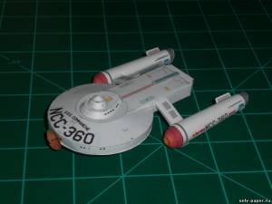 Сборная бумажная модель / scale paper model, papercraft USS COMANCHE (Star Trek) 