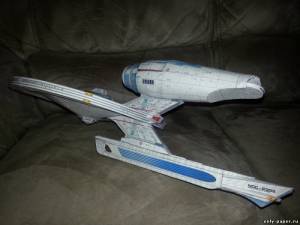 Сборная бумажная модель / scale paper model, papercraft USS Kilimanjaro (Star Trek) 