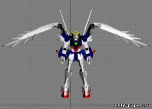 Сборная бумажная модель / scale paper model, papercraft XXXG-00W0 Gundam Wing Zero 