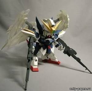 Сборная бумажная модель / scale paper model, papercraft XXXG-00W0 Gundam Wing Zero 