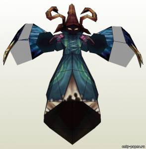 Сборная бумажная модель / scale paper model, papercraft Final Fantasy IX - Black Waltz 