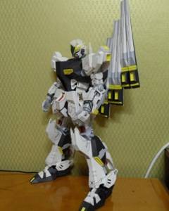 Сборная бумажная модель / scale paper model, papercraft RX-93 Nu Gundam 