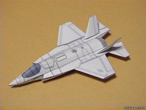 Сборная бумажная модель / scale paper model, papercraft Lockheed Martin F-35 Lightning II 