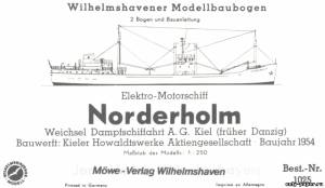Сборная бумажная модель / scale paper model, papercraft Norderholm (WHM 1025) 