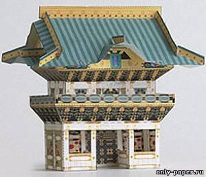 Сборная бумажная модель / scale paper model, papercraft Никко Тосё-гу / Nikko Tosho-gu 