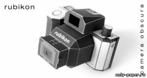 Модель фотоаппарата Рубикон из бумаги/картона
